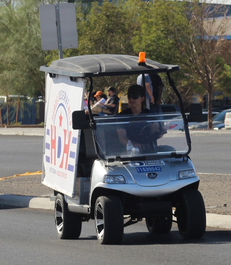 Pahrump Fall Festival Parade & Car Show - image of Heroes Deserve Health Float.