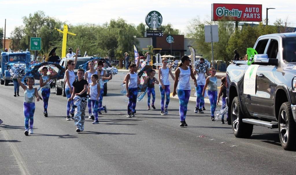 Pahrump Fall Festival Parade & Car Show - image of Dancecats supporters.