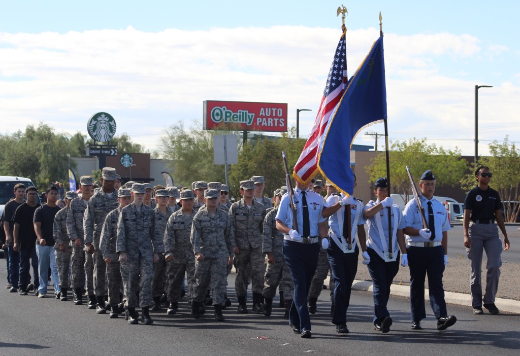 Pahrump Fall Festival Parade & Car Show - image of Civil Air Patrol cadets.