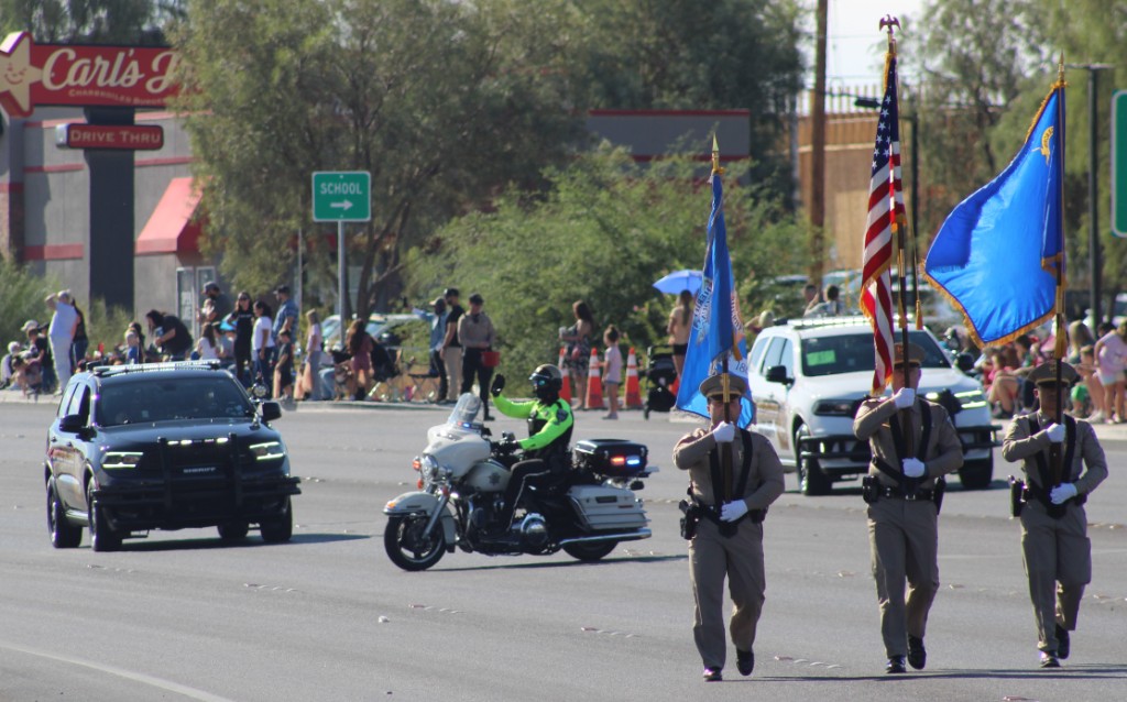 Pahrump Fall Festival Parade & Car Show - image the parade color guard.