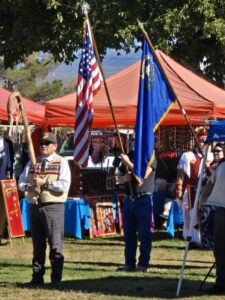 Pahrump Social Powwow 2025: Image of the Native American Color Guard set to kickoff the Grand Entry as seen in powwows: Cedar Band; Cedar City; Duck Valley; Elko; Ely; Fallon; Fort Mojave; Goshute; Las Vegas; Snow Mountain; Las Vegas Snow Mountain; Las Vegas Paiute Tribe; Las Vegas Snow Mountain Paiute; Las Vegas Snow Mountain Paiute Tribe; 33rd annual Las Vegas Snow Mountain Paiute; Moapa; Muckleshoot; Nevada Day; Numaga; Pahrump; Pahrump Valley; Pahrump Valley Social; Pahrump Social; Petrack; Petrack Park; Red Dress; Sacred Visions; San Marcos; San Marcos Apache; Stewart; Sycuan; UNLV; UNR; Univ. of Nev. Reno; and Walker River; & Western Navajo Fair.