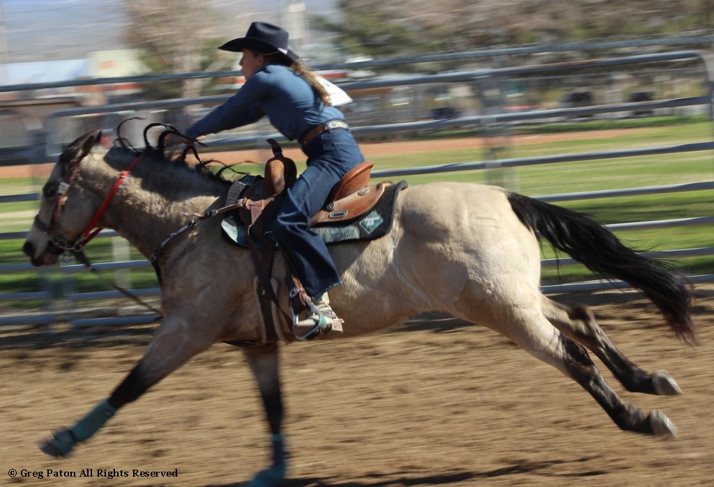 Pole-bending as seen in high school rodeos: Humboldt; Las Vegas; Moapa Valley; Mccullough; Pahrump; and Petrack