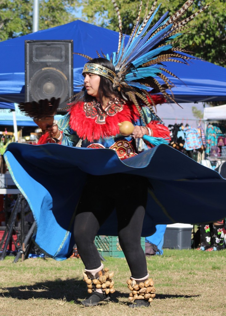 Pahrump Social Powwow 2025: Twelfth image of the spectacular Gourde dancer troop choreographed routine.