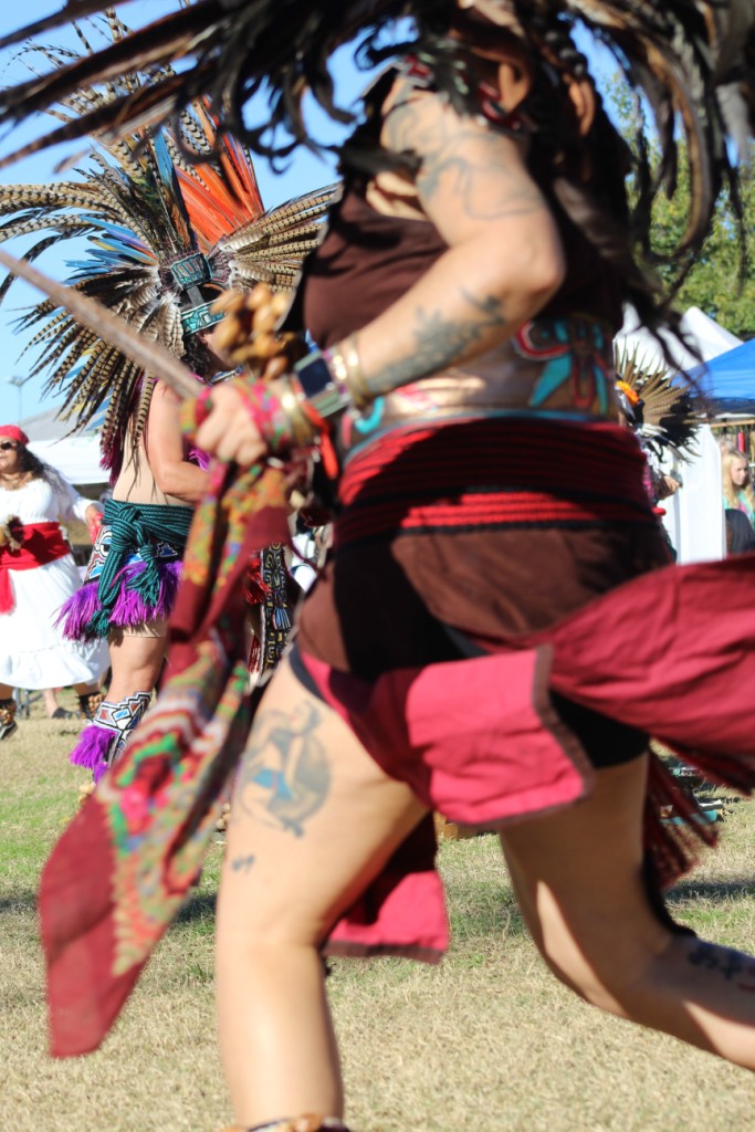 Pahrump Social Powwow 2025: Fifth image of the spectacular Gourde dancer troop choreographed routine.