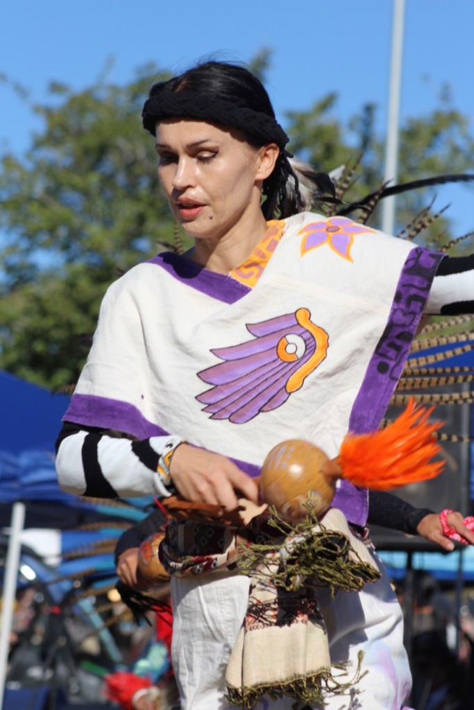 Pahrump Social Powwow 2025: Fifteenth image of the spectacular Gourde dancer troop choreographed routine.