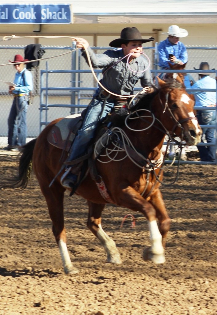 Breakaway event as seen in high school rodeos:  Spanish Springs; Washoe; Wells; White Pine & NSHSRA.
