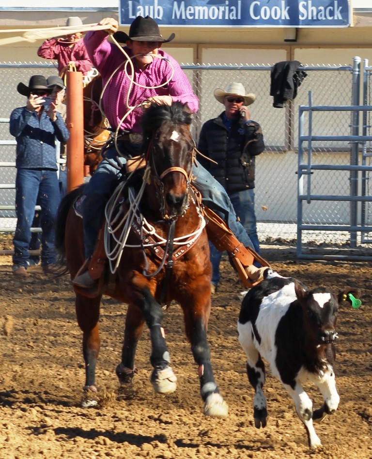 Breakaway event as seen in high school rodeos: Alamo; Battle Mountain; Boulder City; Elko; Eureka; Fallon; & Fernley.