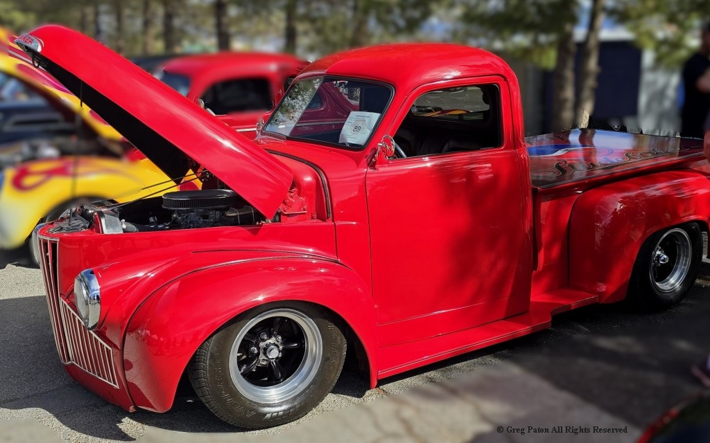 Pahrump Fall Festival Parade & Car Show hotrod pickup circa 1940's.