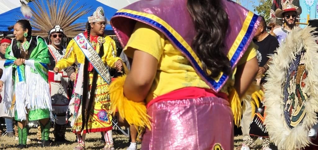 Pahrump Social Powwow public participation in the Grand Entry.