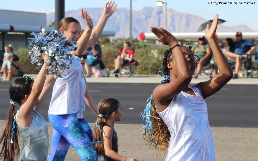 Pahrump Fall Festival Parade & Car Show children's dance troop.