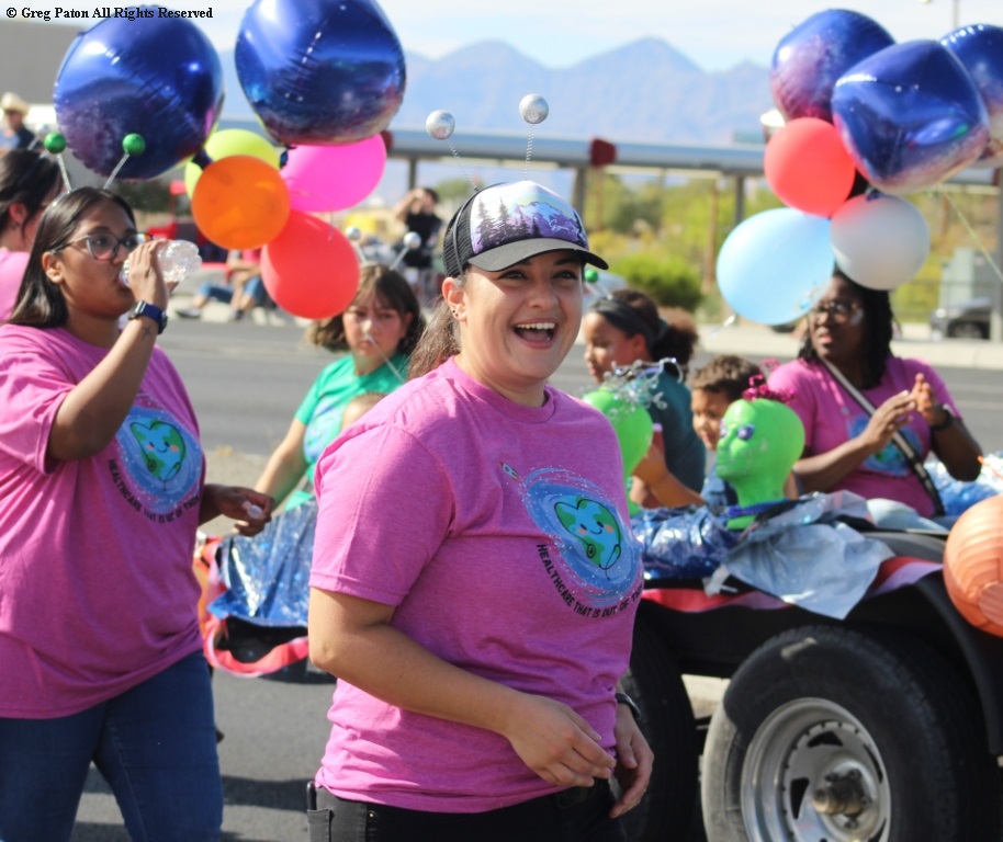 Pahrump Fall Festival Parade & Car Show healthcare float.