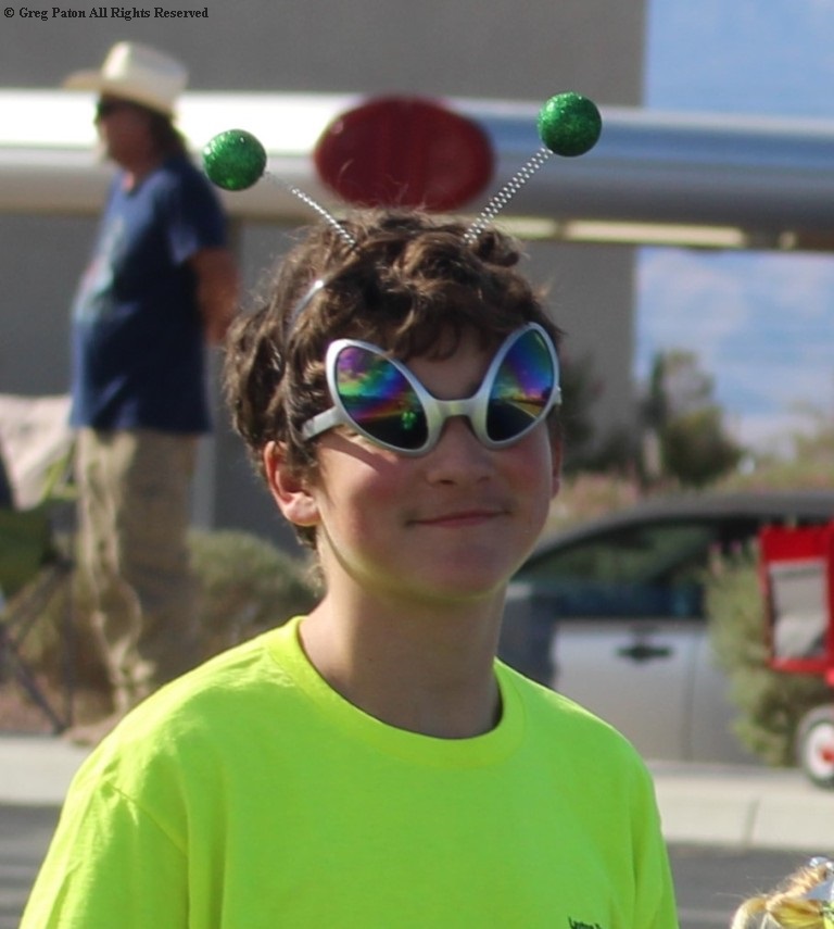 Pahrump Fall Festival Parade & Car Show parade alien.