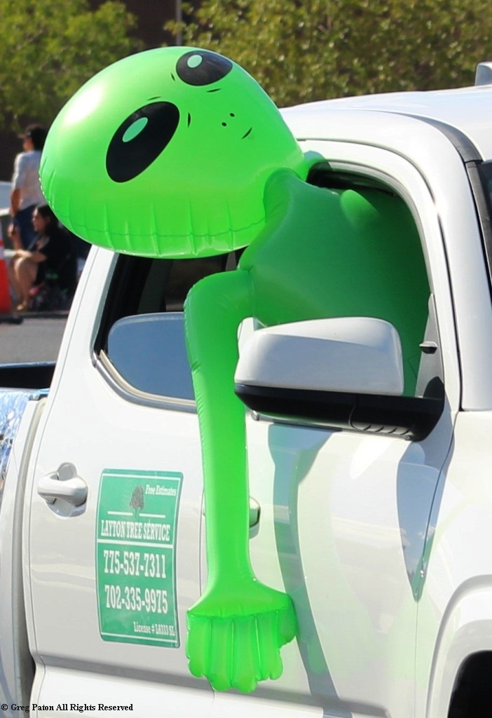 Pahrump Fall Festival Parade & Car Show alien slacker.