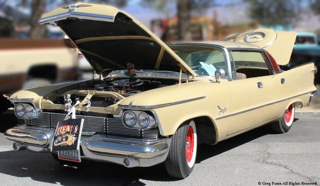 2026 Pahrump Fall Festival Parade & Car Show 1958 Chrysler Imperial restored.