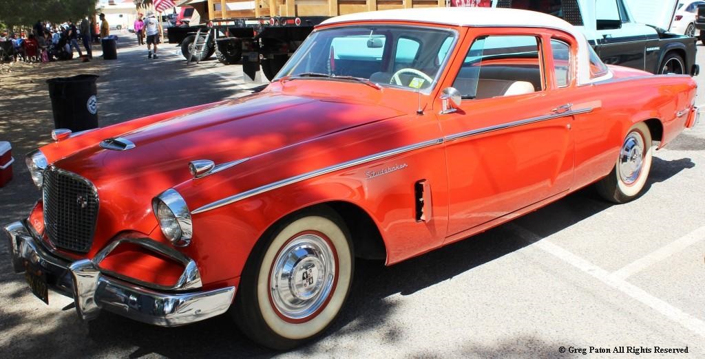 2026 Pahrump Fall Festival Parade & Car Show 1954 Studebaker Coupe in mint condition.