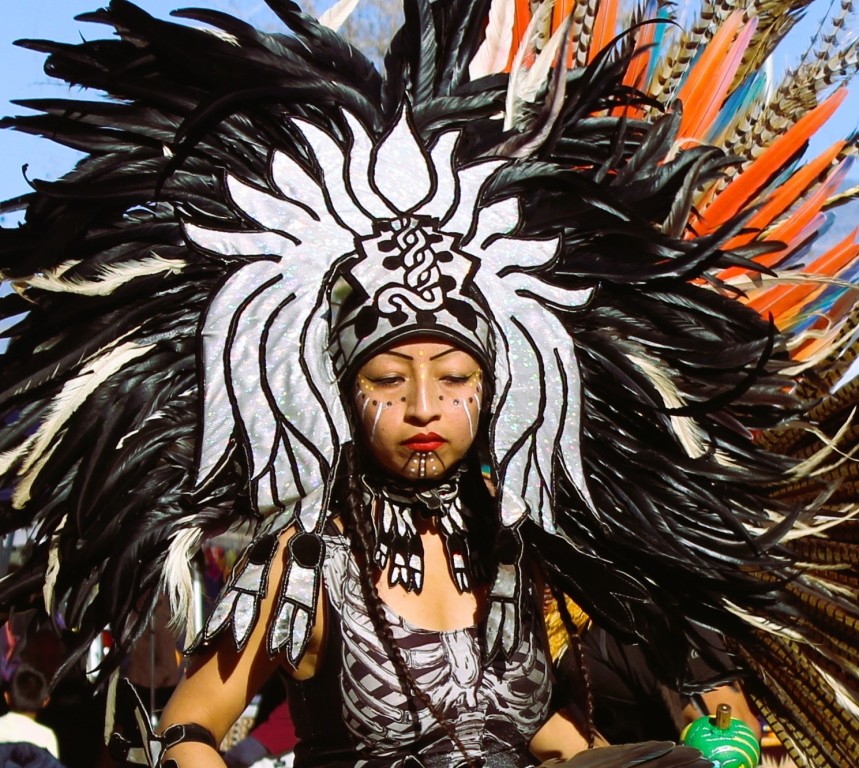 Pahrump Social Powwow Aztec dancer