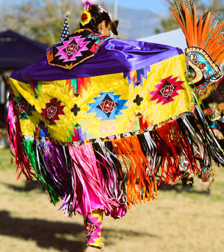 Pahrump Social Powwow Fancy Shawl dancer